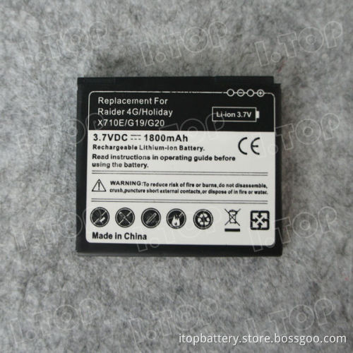 Mobile Phone Battery For HTC Raider 4G/Holiday/X710E/G19/G20